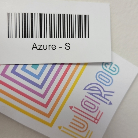 Lularoe Azure stripe A-line Skirt Black White Stripe S - Picture 5 of 9